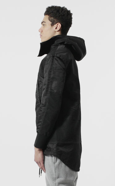 Unknown Static Military Contrasted Windbreaker Parka Jacket