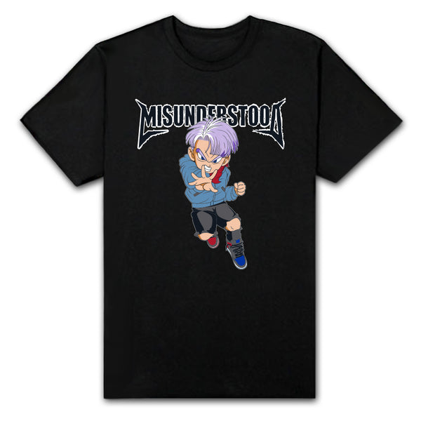 Misunderstood Future Trunks Black Tee