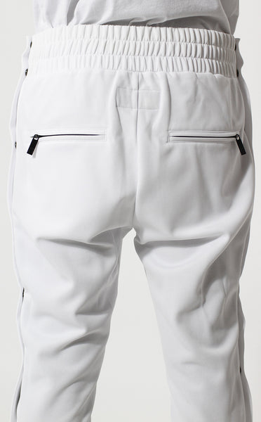 Entree LS Olympic Warm Up Tear Away White Jogger