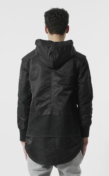 Unknown Static Military Contrasted Windbreaker Parka Jacket