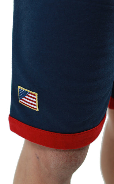 Entree LS Olympic Color Block Light French Terry Shorts