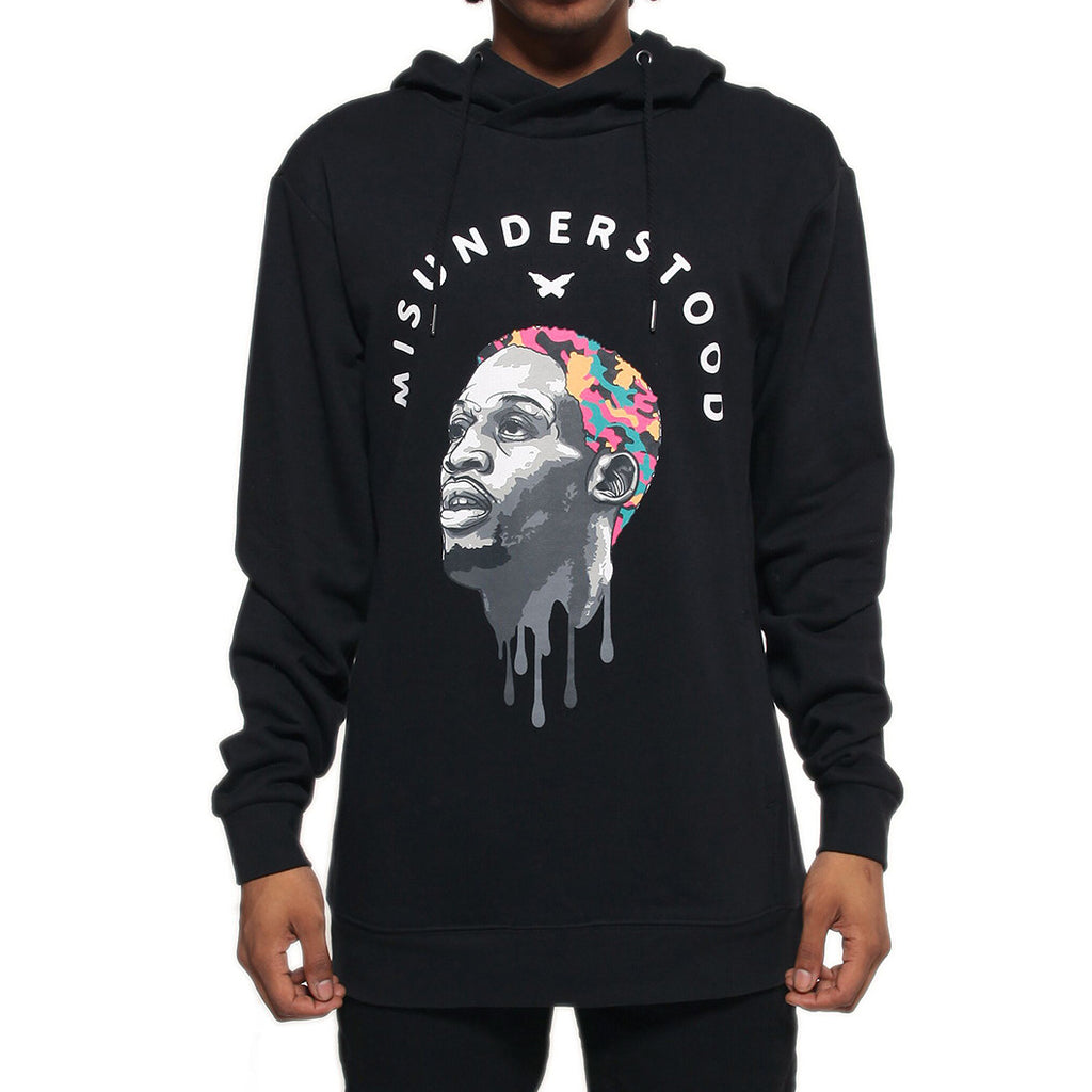 Misunderstood Dennis Rodman Black Custom French Terry Hoodie