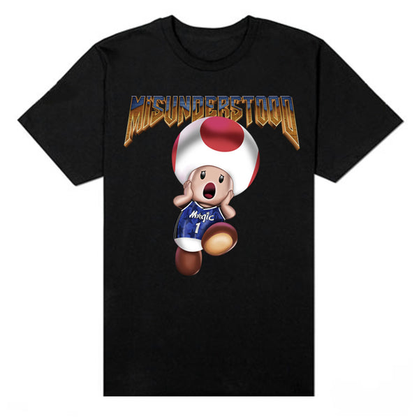 Magic Mushroom Doom Toad Black Tee