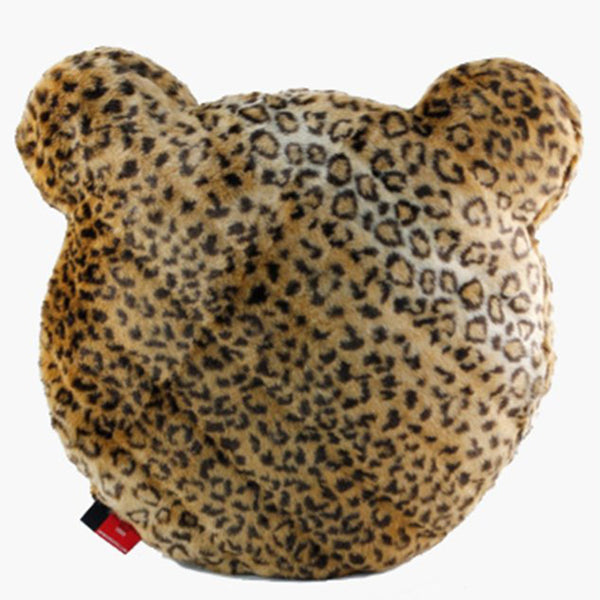 Entree LS Misunderstood Leopard Teddy soft throw pillow