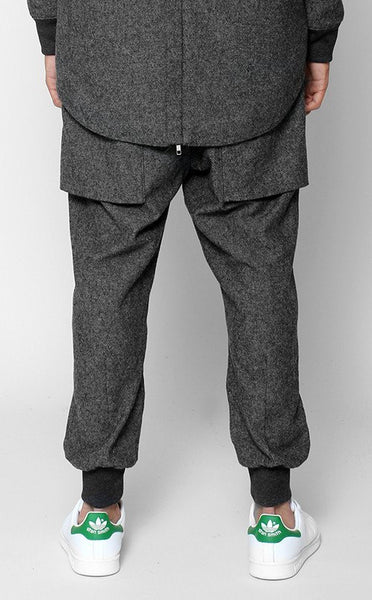 BOTTOMS - UNKNOWN BENEDICTION WOVEN Gray Jogger